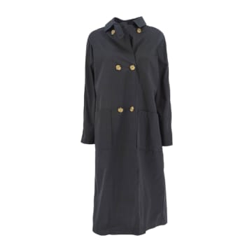 Beatriz Furest Giacca Trench Donna Navy In Blue
