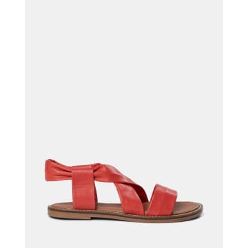 Sofie Schnoor Leather Sandal In Red