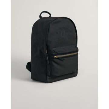 Gant Tonal Shield Backpack In Black 9970051 019