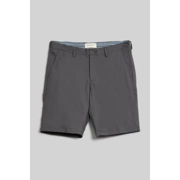 Gant Anthracite Grey Slim Fit Twill Shorts 205068 162