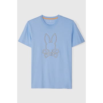 Psycho Bunny Floyd Graphic Tee In Serenity In Blue