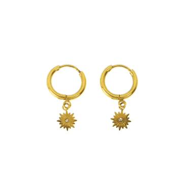 Les Cléias Acier Inoxydable Tulum Earrings In Gold