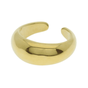 Les Cléias Acier Inoxydable Pedro Ring In Gold