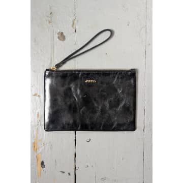 Isabel Marant Mino Black Leather Pouch