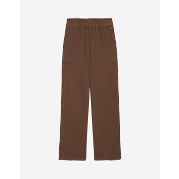 Rails Leon Waffle Large Pocket Detail Trousers Size: M, Col: Brown