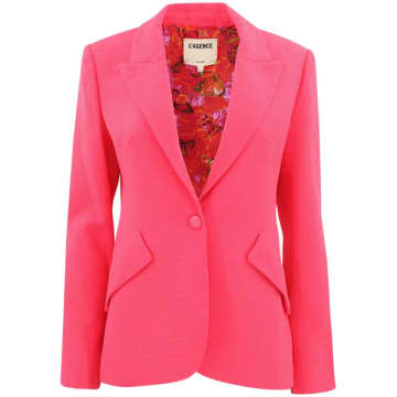 L Agence Chamberlain Single-breasted Blazer In Pink