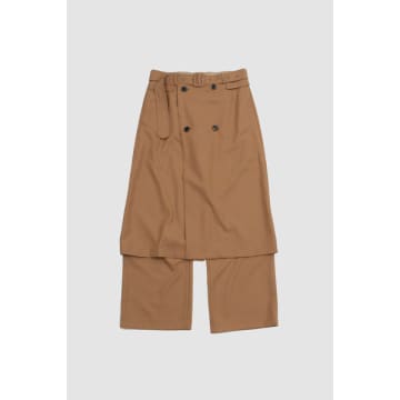 Dries Van Noten Priffith Trousers Camel In Gold