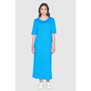 Knowledge Cotton Linen Malibu Blue T-shirt Dress