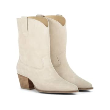 Summum Woman Suede Boots In White