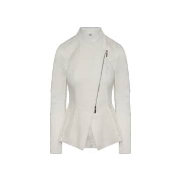 High Affair Zip Jacket In White
