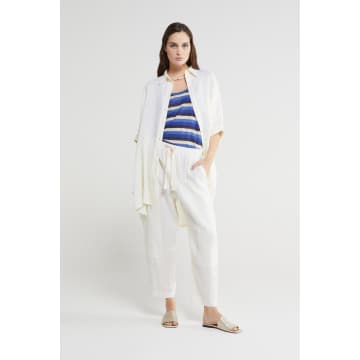 Ottod'ame Trouser In Off White Dp9505