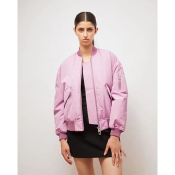 Brixtol Textiles Francesca Smokey Grape Jacket In Pink
