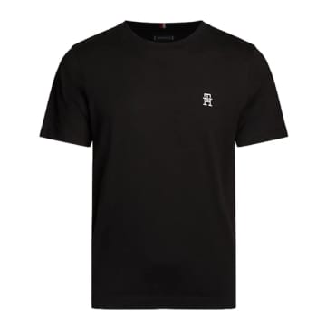 Tommy Hilfiger T-shirt For Man Mw0mw33987 Bds In Black