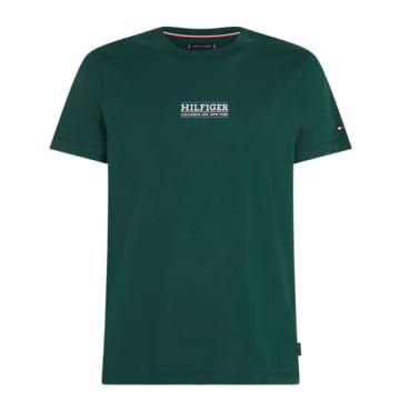 Tommy Hilfiger T-shirt For Man Mw0mw34387 Mbp In Green