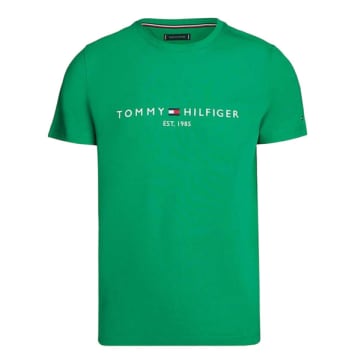 Tommy Hilfiger T-shirt For Man Mw0mw11797 L4b In Green