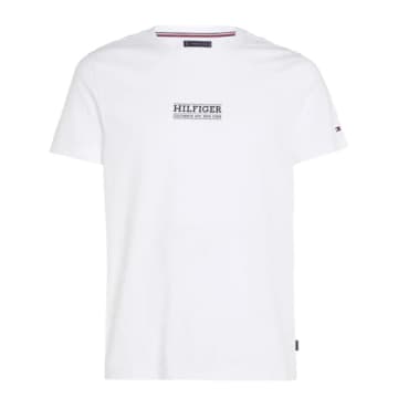 Tommy Hilfiger T-shirt For Man Mw0mw34387 Ybr In White