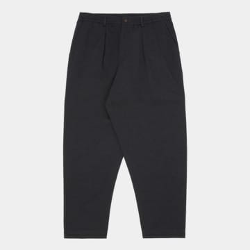 Universal Works Pleated Track Trouser In Black