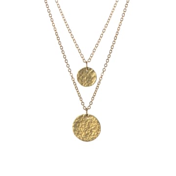 Just Trade Asha Layered Necklace In Brass