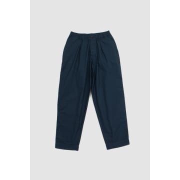 Universal Works Oxford Pant Navy Nearly Pinstripe In Blue