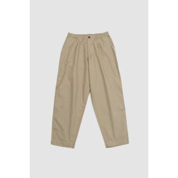 Universal Works Oxford Pant Summer Oak Nearly Pinstripe In Neutral