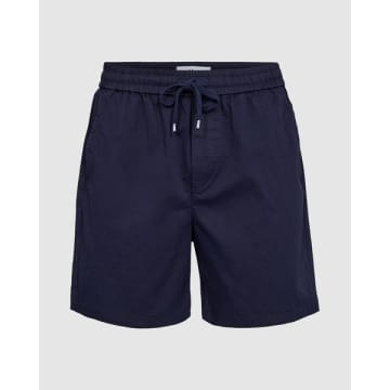Shop Minimum Jennus Maritime Blue Shorts