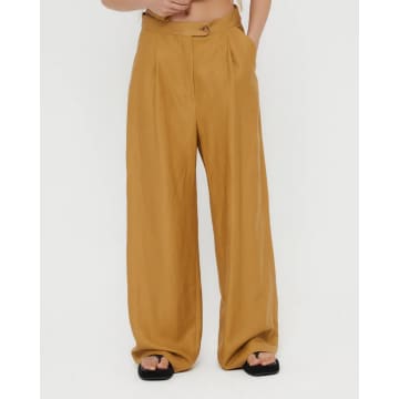 Sophie And Lucie Pantalon Woody Lino In Brown