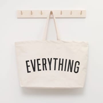 Alphabet Bags Everything Large Tote Bag In Neutrals