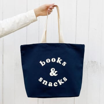 Alphabet Bags Books & Snacks In Blue