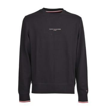 Tommy Hilfiger Sweatshirt For Man Mw0mw33640 Dw5 In Black