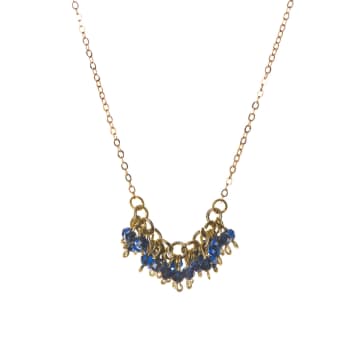 Just Trade Elizabeth Strand Pendant Necklace In Gold
