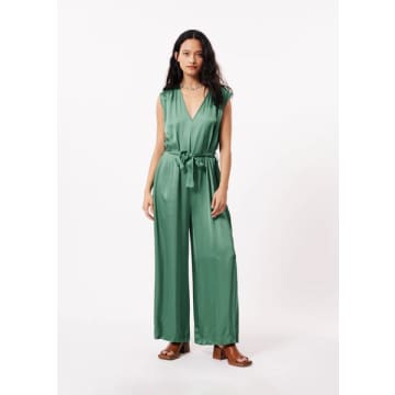 Frnch Cadia Emerald Jumpsuit In Green