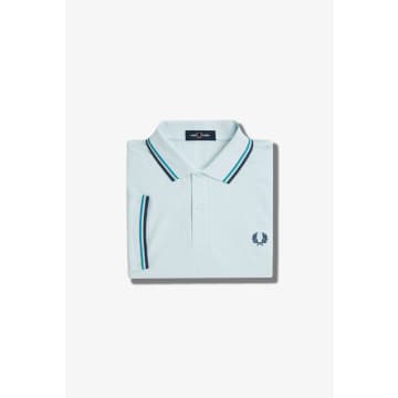 Fred Perry Men's Twin Tipped Polo Shirt In Blue