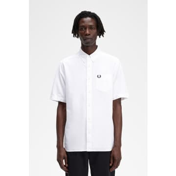 Shop Fred Perry Men's Short Sleeve Oxford Shirt