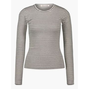 Sofie Schnoor Long Sleeve T-shirt Grey Striped