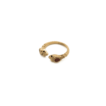 La2l Sissi Garnet Ring In Gold