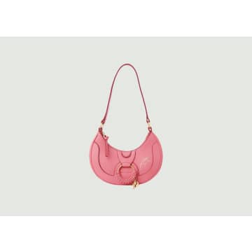 See By Chloé Pink Hana Half-moon Bag In 6o1 Pushy Pink