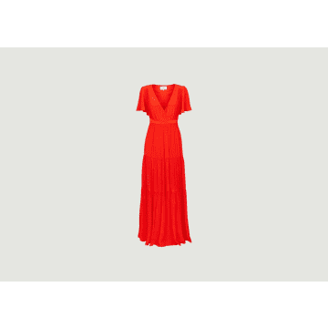 Ba&sh Natalia Dress In Red