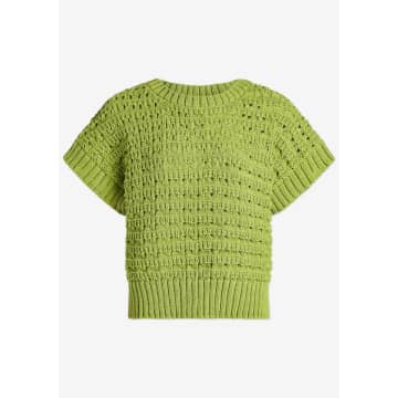 Shop Varley Fillmore Knit Lime In Green