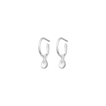 One & Eight Ltd 2430 Silver Darcie Earrings In Metallic