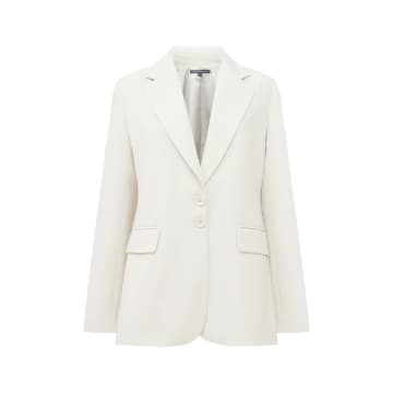 French Connection Everly Suiting Blazer | Oyster Grey