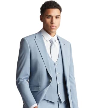 Remus Uomo Massa Suit Waistcoat In Blue
