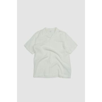 Universal Works Road Shirt Ecru Toga Cotton In White