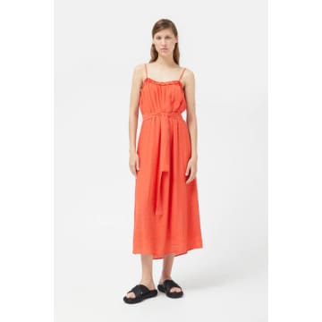 Compañía Fantástica - Long Orange Strap Dress