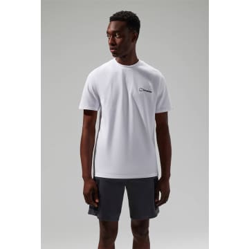 Berghaus Mens Mtn Silhouette Short Sleeve T Shirt In White