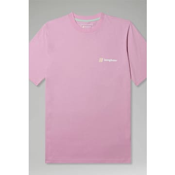 Berghaus Mens Climbing Record Short Sleeve T Shirt In Pink