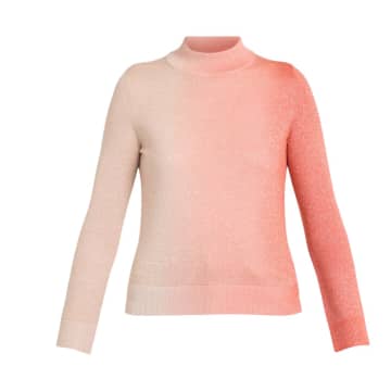 Paul Smith Womenswear Wool Blend High Neck Sweater In Orange