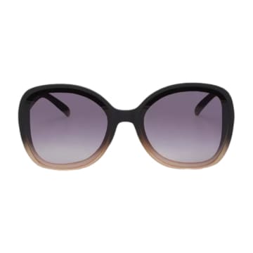 Shop Okkia Anna Black Shaded Rose Sunglasses
