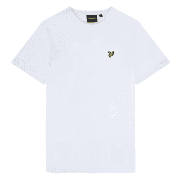 Lyle & Scott Thistle Club Print T-shirt White