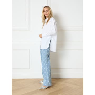 Refined Department | Hannah Denim Trousers In Blue