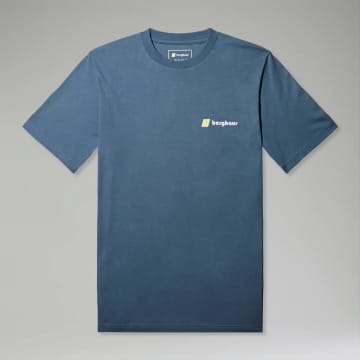 Berghaus Mens Climbing Record Short Sleeve T Shirt In Blue